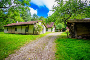 Les baraques du xiv de la forêt de Chaux