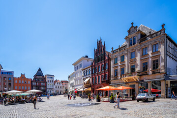 Marktplatz, Minden, Deutschland 