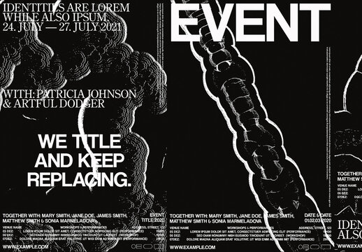 Dramatic Cinema Poster Layout