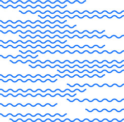 Obraz premium Wave line pattern vector design for wallpaper, textile, background