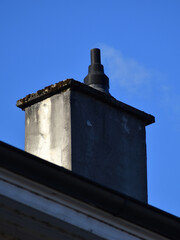 Chimney on a roof