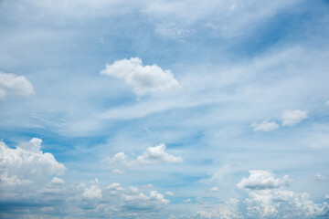blue sky with white cloud