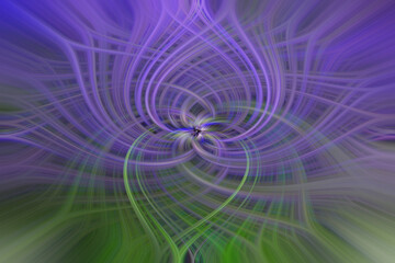 Obraz premium abstract blue fractal background with lines