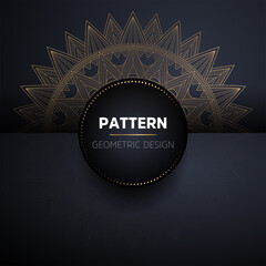 luxury ornamental mandala design background
