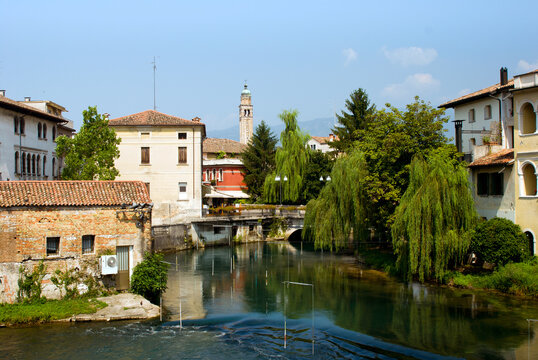 beautiful view of the old city, Italy