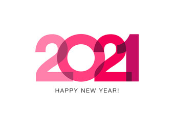 2021 happy New year vector card.  2021 happy New year  vector illustration. 