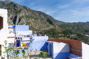 Beautiful blue medina of Chefchaouen city in Morocco, North Africa