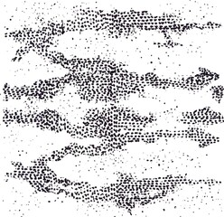 Abstract seamless pattern with ovals. Mosaic. Background in the style of impressionism .