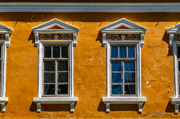 A beautiful and picturesque palace in Samchiky. Travel by Ukraine..