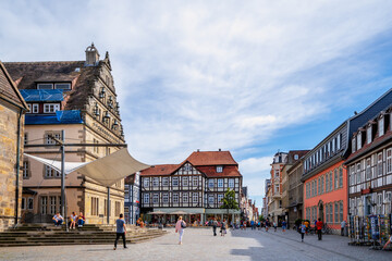 Marktplatz, Hameln, Deutschland 