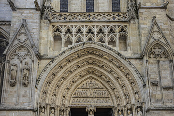 Bordeaux Cathedral (Cathedrale Saint-Andre de Bordeaux, from 1096) - Roman Catholic church...