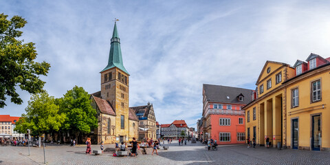 Marktplatz, Hameln, Deutschland 