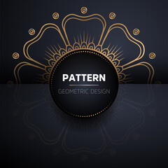 luxury ornamental mandala design background