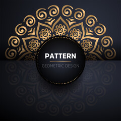 luxury ornamental mandala design background