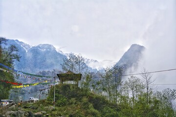 Sikkim mountain views