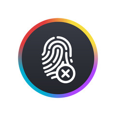 Invalid Fingerprint -  Push Button