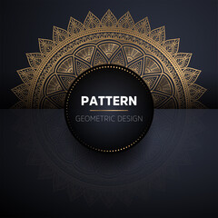 luxury ornamental mandala design background