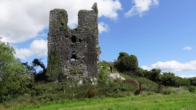 Old Irish Castle ruin Waterford