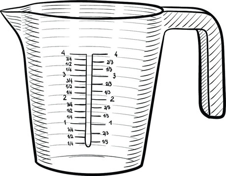 Aggregate more than 159 measuring cup sketch