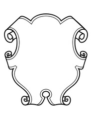 Vintage Shield or Panel Design