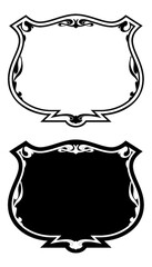 Vintage Shield or Panel design