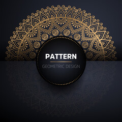 luxury ornamental mandala design background