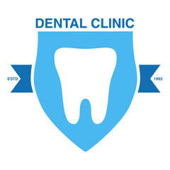 Dental clinic logo.Dentist logo vector illustration.