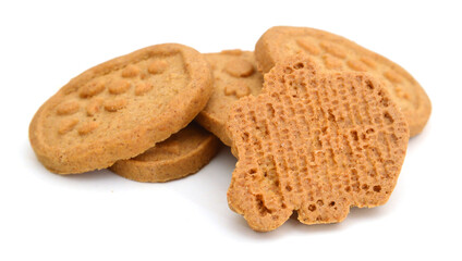 cookies sweets on white background