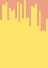 Abstract Rounded Color Lines halftone transition background illustration