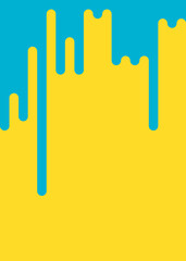 Abstract Rounded Color Lines halftone transition background illustration