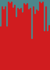 Abstract Rounded Color Lines halftone transition background illustration