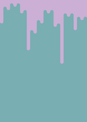 Abstract Rounded Color Lines halftone transition background illustration