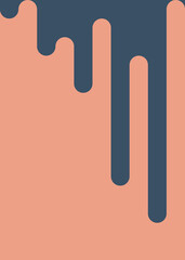 Abstract Rounded Color Lines halftone transition background illustration