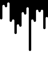 Abstract Rounded Color Lines halftone transition background illustration