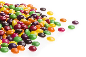 Colorful Chocolate Coated Candies