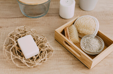Eco-friendly household goods. Natural materials.