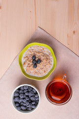 healthy oat meal porridge