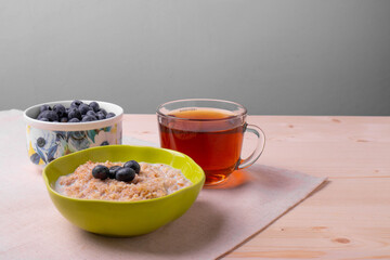 healthy oat meal porridge