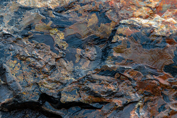 Ukrainian open mining stones texture and background.