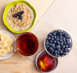 healthy oat meal porridge