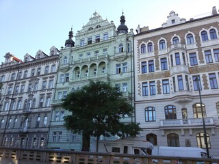 Fototapeta na wymiar Old beautiful buildings in Prague