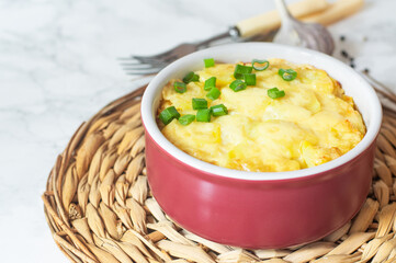 Potatoes cheesy gratin 