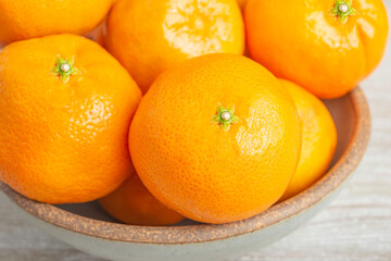 Macro Shot Of Fresh & Ripe Orange Fruit