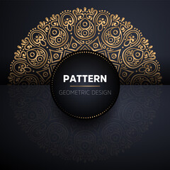 luxury ornamental mandala design background