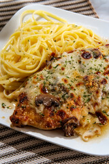 Chicken Lombardy Linguine Pasta