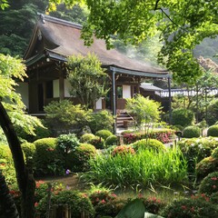 Japanese traditional garden