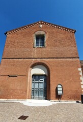 Fototapeta na wymiar Facciata della chiesa di Sant' Agostino a Città della Pieve