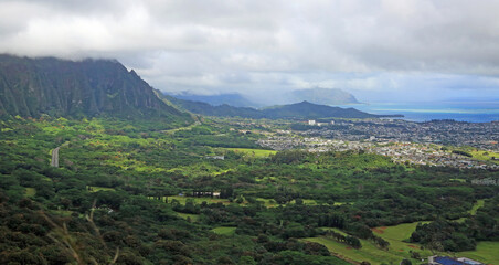 Pali lookout - Oahu, Hawaii