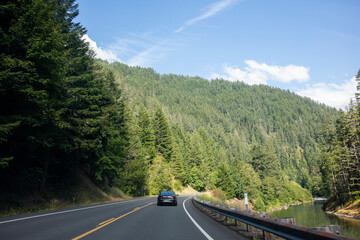 Freeway in the mountain