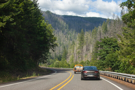 Freeway in the mountain